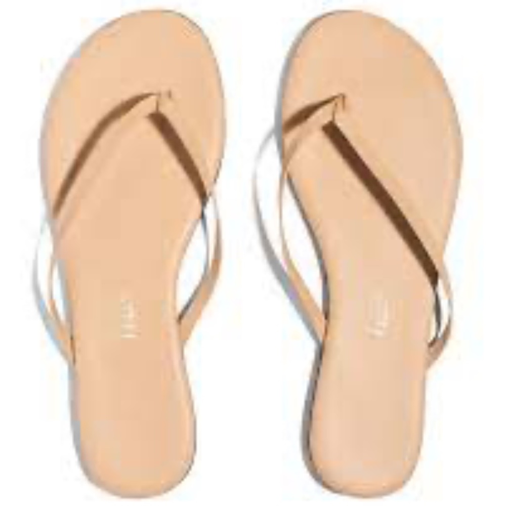 Tkees Nude Flip Flops Size 9.